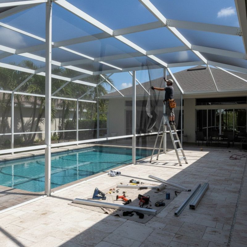 Pool Enclosure Repair