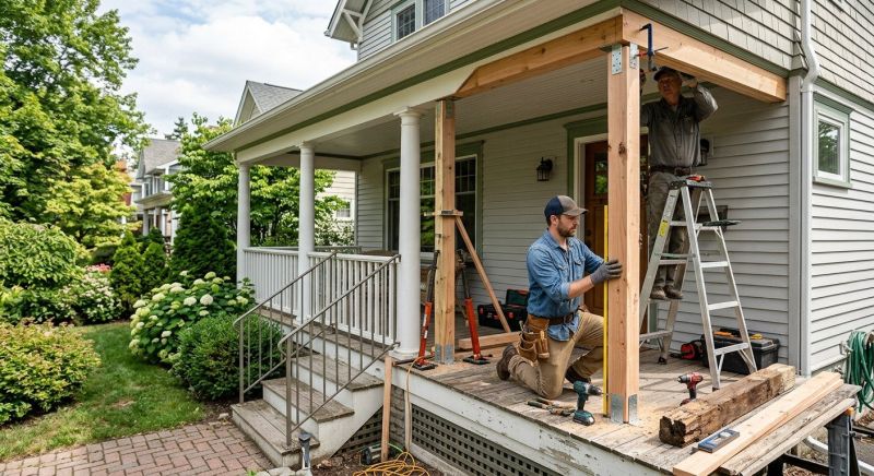 Balcony Post Repair in Seattle, WA
